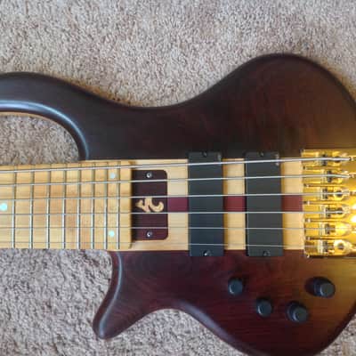 Simonetti 6 String lefty Bass mid-2000 hand rubbed finish image 1