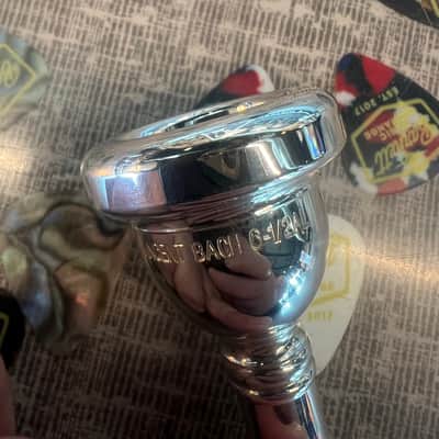 Bach 3506HAL Small Shank Tenor Trombone Mouthpiece - 6-1/2AL Cup in Silverplate image 3