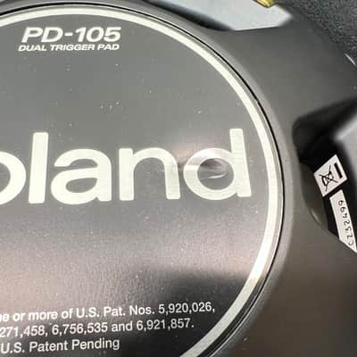 Roland PD-105 Black V Drum 10" Mesh Head PD105 VDrum image 2