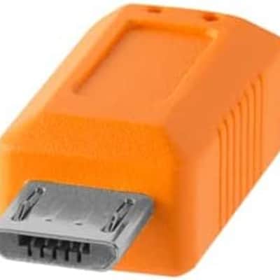 TetherPro USB-C to 2.0 Micro-B 5-Pin, 15' (4.6m) (High Visibility Orange) image 4