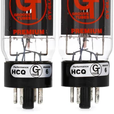 Groove Tubes GT-6L6S Select Power Tubes - Medium Duet image 1