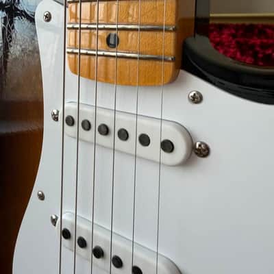 2024 Fender Custom Shop ‘54 Stratocaster 70th Anniversary Limited 2 Color Sunburst image 4