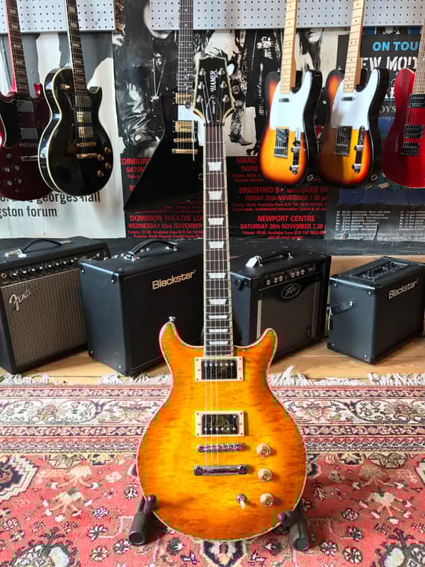 【新品弦張替済】HAMER エレキギター XTシリーズ Sunburst A/T Hamer XT Series Sunburst A/T P90 – Empire Guitars