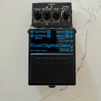 Boss SDE-3 Dual Digital Delay 2024 - Present - Black image 1