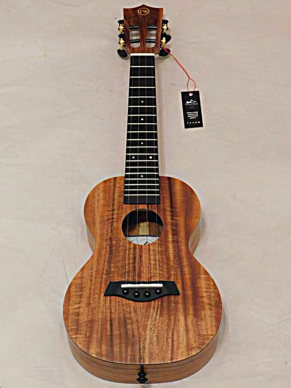 Twisted Wood KO-1000C All Solid Koa Wood Concert Ukulele with Gig Bag 2020 Natural Bild 1