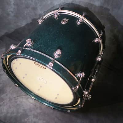 Natal Cafe Racer Poplar Green Sparkle Ex Puddle of Mudd 6 Piece Drum Kit + Hardware image 20