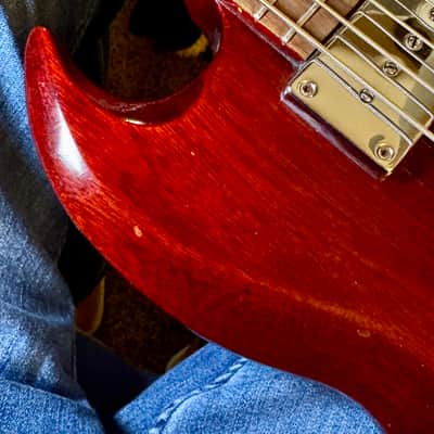 Bruce Kulick Collection (KISS)  1967 Gibson EB-3 - Cherry Red - Original Case image 18
