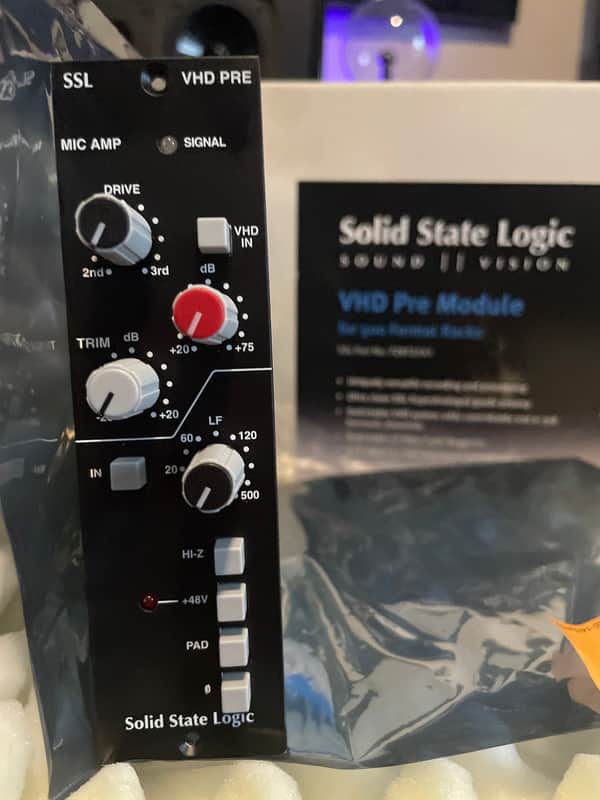 Solid State Logic SSL VHD+ Pre 500-Series Microphone Preamp 2021 - Present - Black image 1