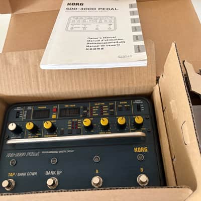 Korg SDD-3000-PDL Programmable Digital Delay Pedal 2010s - Black image 3