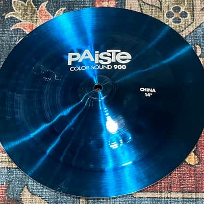 Paiste 14 Inches Color Sound 900 Blue China Cymbal *OPEN BOX* image 3