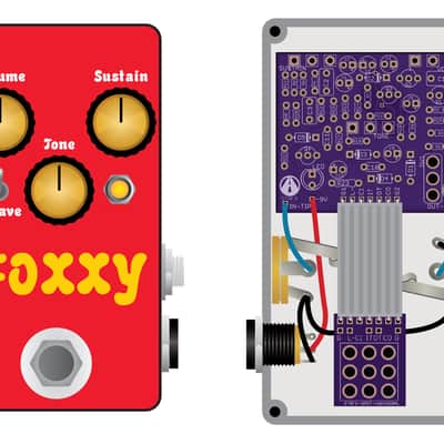 Foxxy PCB - Build your own Foxx Tone Machine (Octave Fuzz) Pedal! image 3