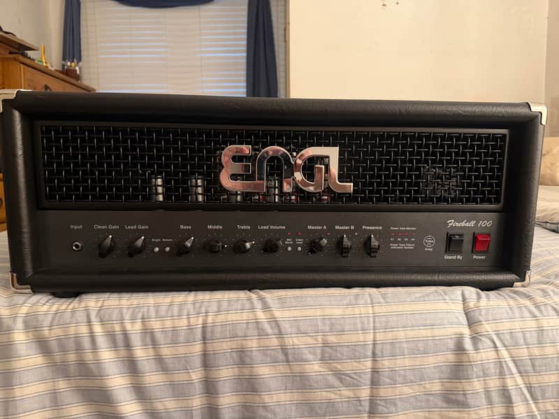Engl Fireball 100 Type E635 2-Channel 100-Watt Guitar Amp Head 2010s - Black