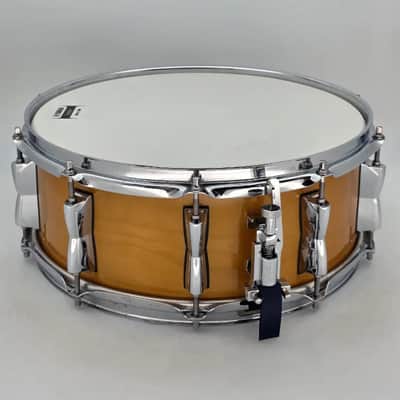 Used Yamaha Stage Custom Birch Snare Drum 14x5.5 Natural Wood - Very Good image 2