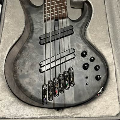 Ibanez BTB806MS-TGF Bass Workshop 2022 - Present - Transparent Gray Flat image 3