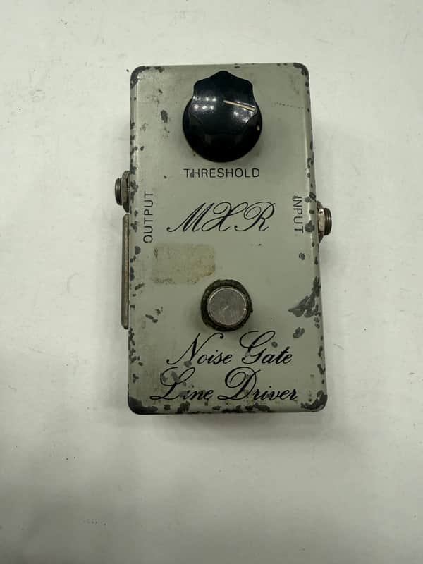 MXR Noise Gate Line Driver Vintage 1970s Script Logo Guitar Effect Pedal image 1