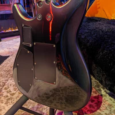 Fender Heartfield EX1 1989 MIJ Fujigen - EX-1 Black Pearl Burst Gotoh Floyd Rose Made in Japan image 19
