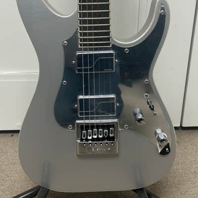ESP LTD KS M-6 Evertune Ken Susi Signature Electric Guitar - Metallic Silver image 2