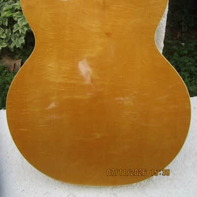 Harmony H-71 Meteor Guitar, 1960's, Blond, Dearmond Pu's, Waverly Tuners image 9