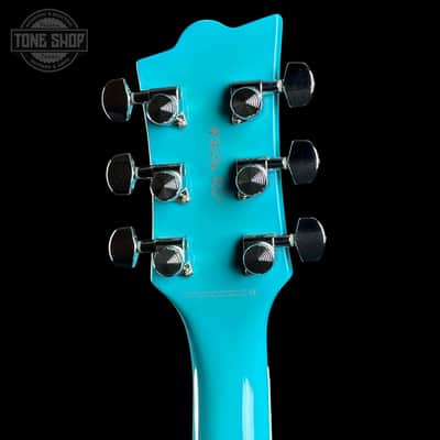 Used Reverend Manta Ray HB Turquoise Flame w/Gator Transit Bag TSU24812 image 9