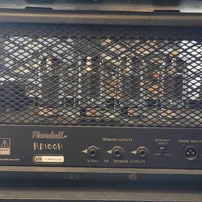 Randall RD100H Diavlo 3-Channel 100-Watt Tube Guitar Amp Head 2010s - Black image 2
