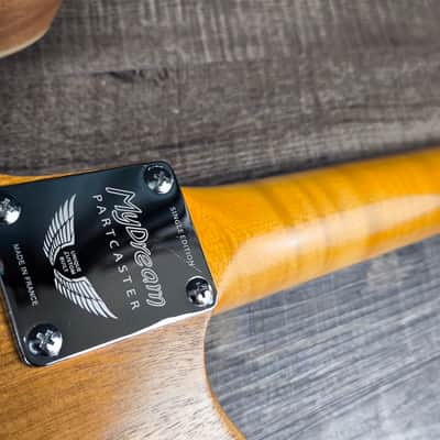 MyDream Partcaster Custom Built - Relic Black Thinline Gibson Scale Lollar Freeway image 10