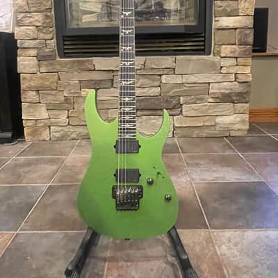 2006 Ibanez j.custom - Ultra Rare "Lizard Skin Candy Pearl Green" (Near Mint) image 4