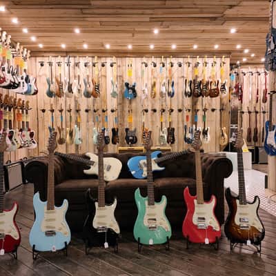 Schecter Traditional Route 66 Saint Louis S/S/S Left Hand Aged White image 6