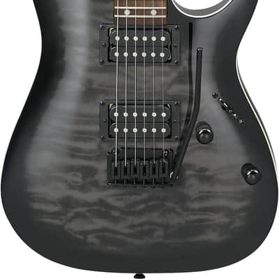 Ibanez GRGA120QATKS Electric Guitar with Quilted Ash Top (Transparent Black) image 1