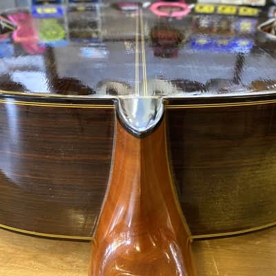 M. Horabe Model 35 Natural Gloss Finish Classical Nylon-String Acoustic Guitar with Case & Cover image 8