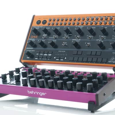 Dextend Dual Tier Desktop Stand PETG Behringer Crave, Edge, Grind, Spice Synth Ableton Move Arturia Keystep New - Plastic image 1