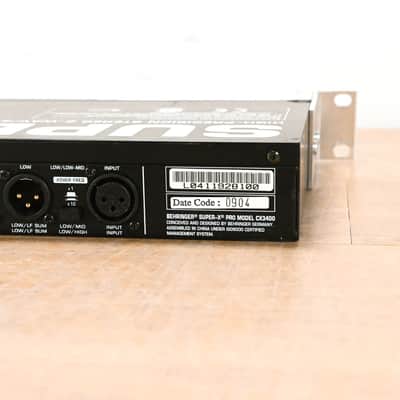 Behringer SUPER-X PRO CX3400 Multi-Channel Crossover With Limiters CG0131H image 8