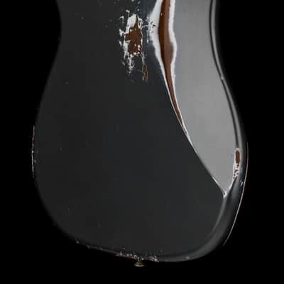 Fender Custom Shop Empire 58 Precision Bass Heavy Relic - Faded Aged Charcoal Frost Metallic #91085 image 9