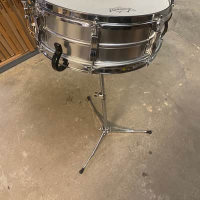 1967 Ludwig Acrolite Snare Drum Kit 14" x 5" with Case and Stand image 1