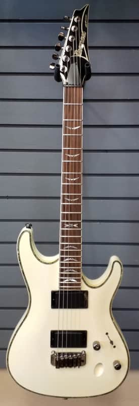 Ibanez SA Series SAS32EX  Gloss White W/ Abalone Binding image 1