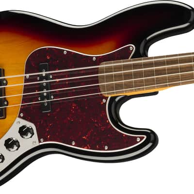 Squier Classic Vibe '60s Jazz Bass Fretless with Indian Laurel Fretboard image 1