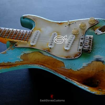 Peavey Predator Daphne Blue Made in USA Aged Heavy Relic image 6