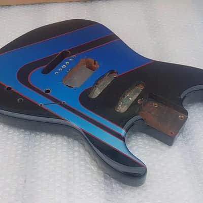 1981 CHARVEL SAN DIMAS BODY with HOT ROD GRAPHICS - made in USA - PRE PRODUCTION image 3