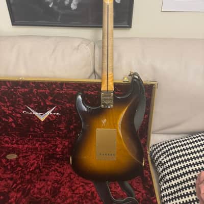 Fender Fender 55 Strat Bone Tone WF2CS Relic 2023 - Sunburst image 7