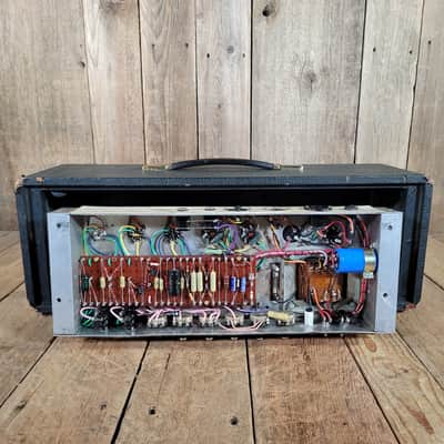 Marshall JTM45 MKII 1966 Plexi 50 Watt Head Serviced - Black image 22