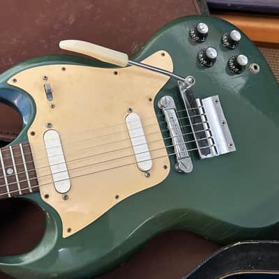 Vintage Gibson Melody Maker Sg D Double Pickup 1966 Pelham Blue OSSC image 3