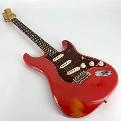 2010 Fender Custom Shop Limited Edition ’62 Stratocaster Relic Abby Ybarra - Fiesta Red image 12