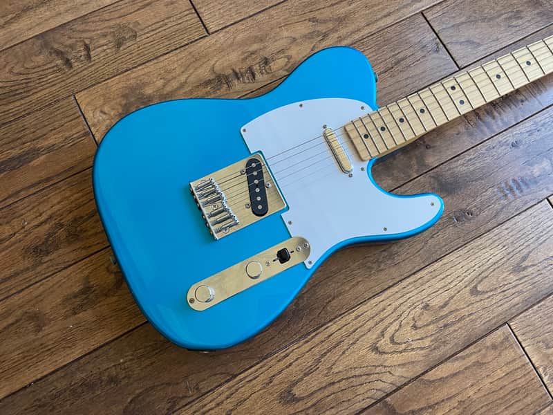 2014 Fender Telecaster Electric Guitar TL-STD Standard Series MIJ Lake Placid Blue