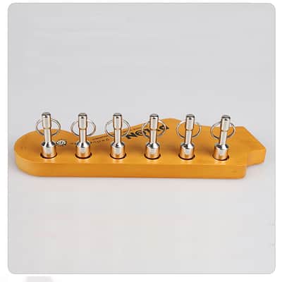 Guitar Headstock Shaped Key Chain Holder Gift for Music Lovers image 5