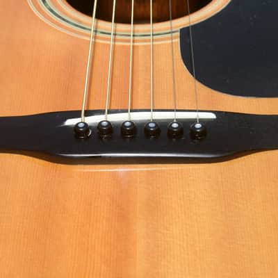 Morris F30 OOO size Guitar MIJ Circa 1980 Natural+ Hard Case image 18