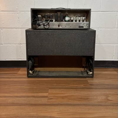 Silvertone Model 1484 Twin Twelve 60-Watt 2x12 Piggyback 1964 - Gray image 4