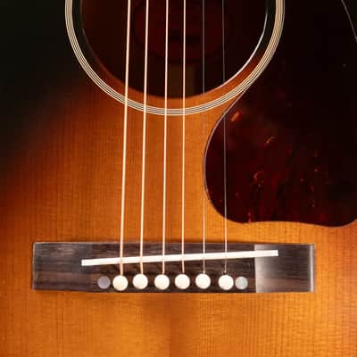 Gibson Custom Shop 1942 Banner J-45 Acoustic Guitar - Vintage Sunburst with Hardshell Case image 9