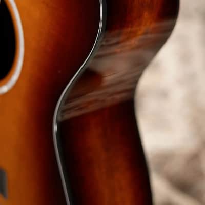 Taylor 214ce-K SB Plus Left-Handed Grand Auditorium Acoustic/Electric Guitar - Sunburst with Aerocase - Factory Demo image 12