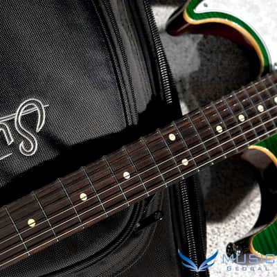 Suhr Dealer Select Limited Run Standard Mahogany HSS FMT-Trans Green w/Pearl PG image 4