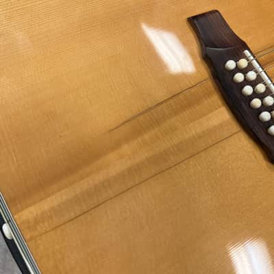 1969 Guild F212NT 12 String Acoustic Guitar Natural with case image 4