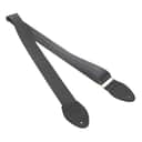 Souldier Plain Seatbelt Black 2" Guitar Strap with Black Ends
